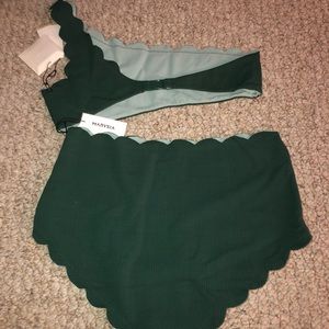 Marysia two piece swimsuit new with tags large